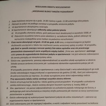 Apartament Mieszkanie Blisko Targow Poznanskich Zewnętrze zdjęcie